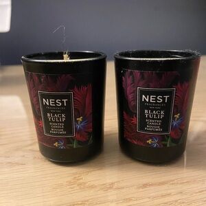 NEST Fragrances Black Tulip votive Candle Duo new